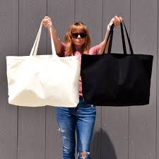 off white canvas tote bag